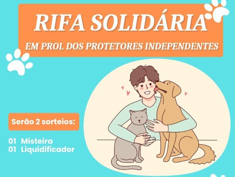 Campanha solidária mobiliza Teixeira de Freitas para arrecadar fundos em prol de animais abandonados